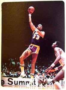 3 Kareem Abdul Jabbar wore Adidas