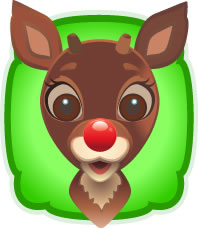 1 Pin the Nose on Rudolph
