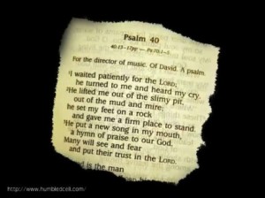 10 Psalm 40